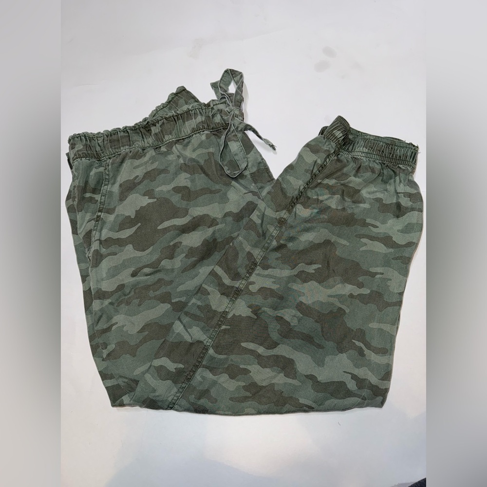 Knox Rose 2X Camo Jogger Pants Lightweight Drawstring Waist Casual